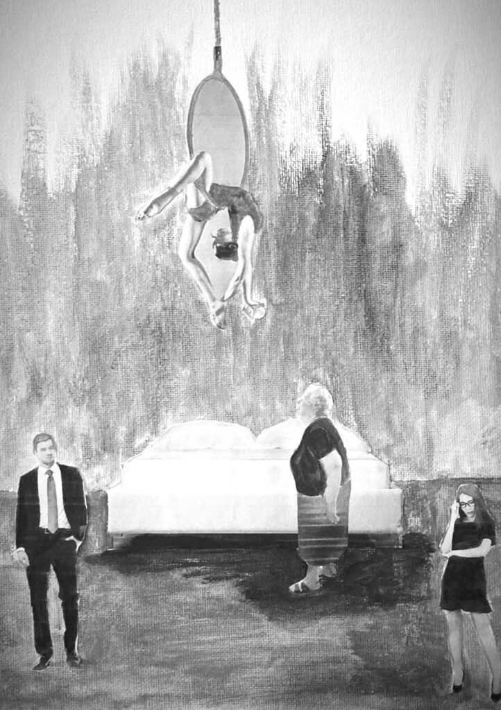 {IN}TANGIBLE
{IN}TANGIBLE is a dramatic circus-play written and produced by Brianna. Currently in development, it combines theatre and circus to tell the story of a woman and her family negotiating dementia.

http://www.intangibletheplay.com